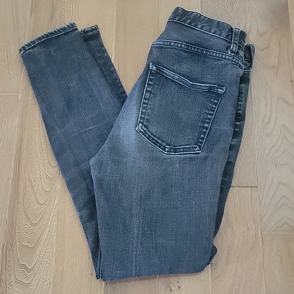 Moussy Distressed Black‎ Wash High Waisted Stretch Skinny Denim Jeans 26